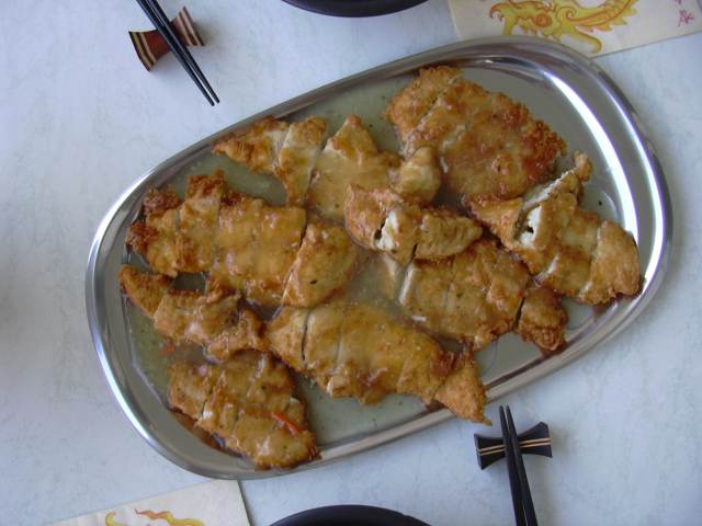 Haehnchen mit Zitronensauce