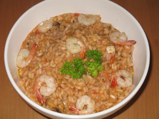 Meeresfruechte-Risotto